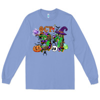 Colony Blue october 31 Long Sleeve Tee - CowGirlArtShop