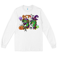 White october 31 Long Sleeve Tee - CowGirlArtShop