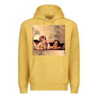 Antique Gold Hot Trend Angels Raphael Cupid Cherubs Art Valentine Angel Premium Hoodie - lanVoArt