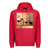 Cardinal Hot Trend Angels Raphael Cupid Cherubs Art Valentine Angel Premium Hoodie - lanVoArt