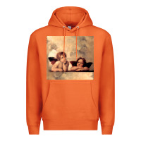 Carrot Hot Trend Angels Raphael Cupid Cherubs Art Valentine Angel Premium Hoodie - lanVoArt