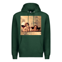 Sports Green Hot Trend Angels Raphael Cupid Cherubs Art Valentine Angel Premium Hoodie - lanVoArt