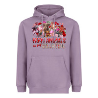 Lavender farm animals is my valentine Heavyweight Hoodie - RacoonDesign