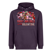 Plum farm animals is my valentine Heavyweight Hoodie - RacoonDesign