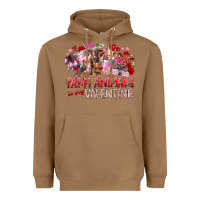 Toasted Coconut farm animals is my valentine Heavyweight Hoodie - RacoonDesign