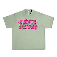 Oil Green Breast Cancer truck driver Urban Heavy Tee - texasbilliewilder