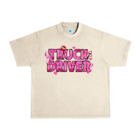 Sandshell Breast Cancer truck driver Urban Heavy Tee - texasbilliewilder