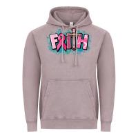 Vintage Zinc Cancer Faith Cross Vintage Hoodie - HowdyJamesFarm