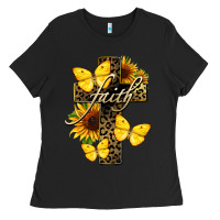 Black Western Faith Ladies Tee - LillyAllenDesigns