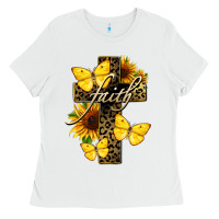 White Western Faith Ladies Tee - LillyAllenDesigns