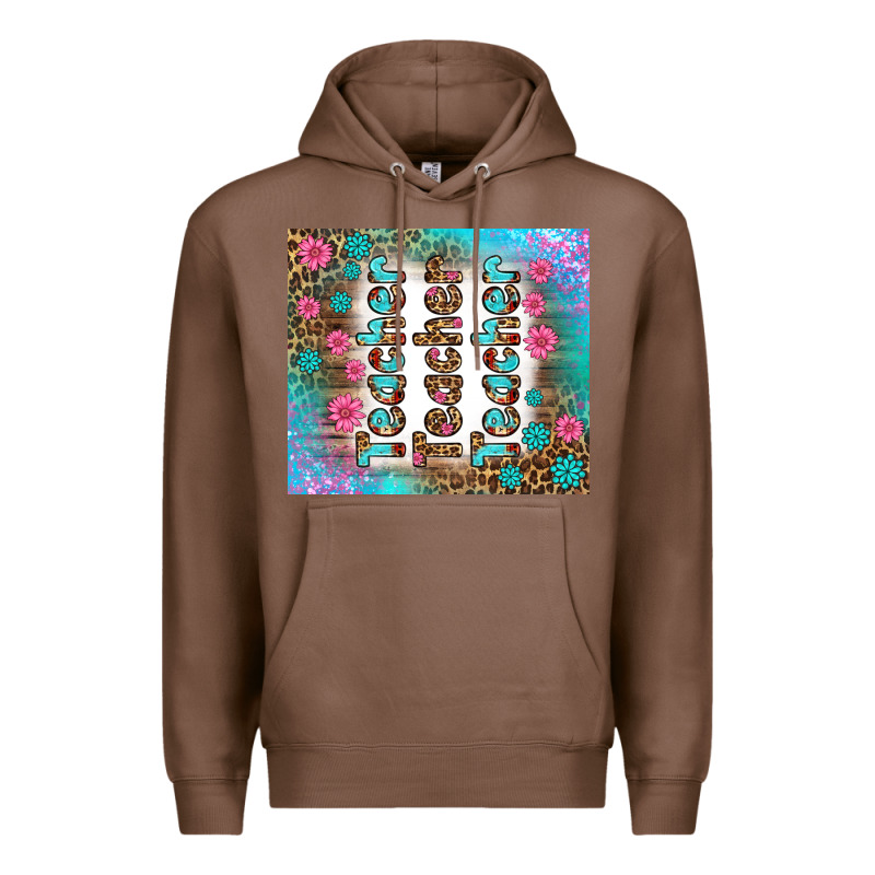 Teacher Gemstone And Pink Flower Tumbler Premium Hoodie by BundleAndBundleShop | Teevron