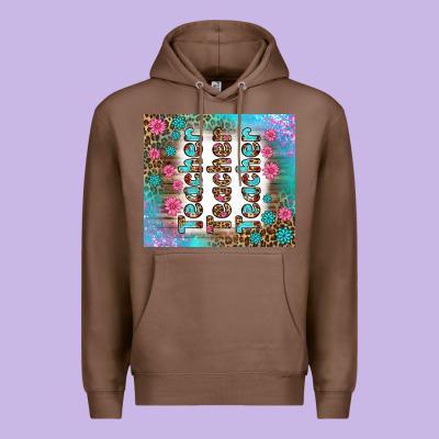 Teacher Gemstone And Pink Flower Tumbler Premium Hoodie Designed By Bundleandbundleshop