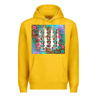 Lemon teacher gemstone and pink flower tumbler Premium Hoodie - BundleAndBundleShop