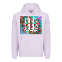 Lilac teacher gemstone and pink flower tumbler Premium Hoodie - BundleAndBundleShop