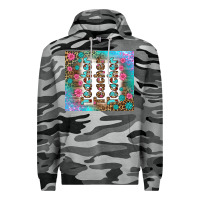 Slate Camo teacher gemstone and pink flower tumbler Premium Hoodie - BundleAndBundleShop