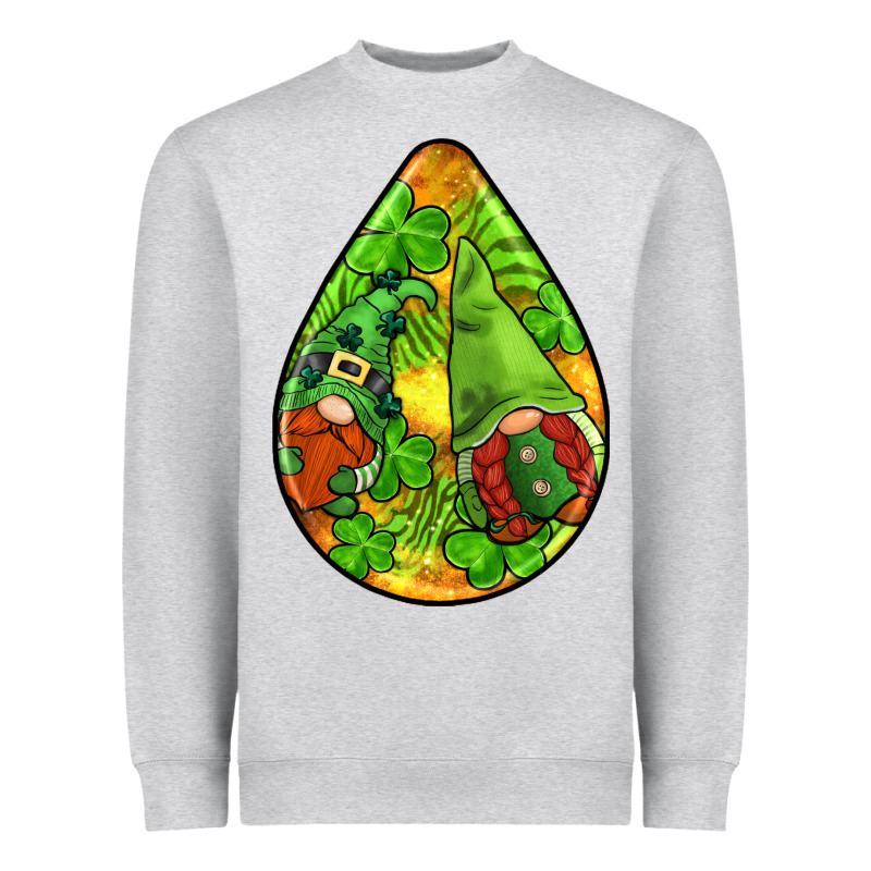 St.patrick's Teardrop Earrings Heavyweight Sweatshirt by FaDigitalArtStudio | Teevron
