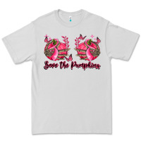Dove Grey save the pumpkins Premium Tee - LillyAllenDesigns