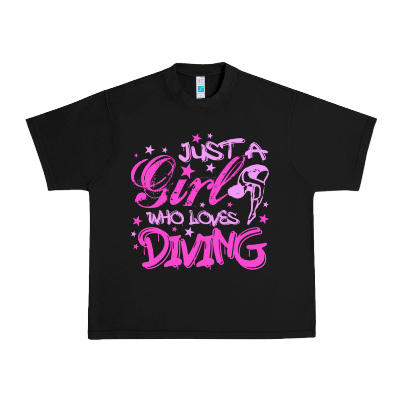 Funny Springboard Diving Quote Diver Gift For Love Girl Urban Heavy Tee by lanVoArt | Teevron