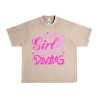French Oak funny springboard diving quote diver gift for love girl Urban Heavy Tee - lanVoArt