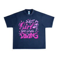 Navy funny springboard diving quote diver gift for love girl Urban Heavy Tee - lanVoArt