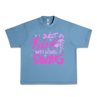 Pebble Blue funny springboard diving quote diver gift for love girl Urban Heavy Tee - lanVoArt