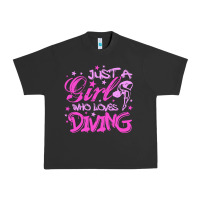 Pigment Black funny springboard diving quote diver gift for love girl Urban Heavy Tee - lanVoArt