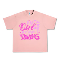 Salmon funny springboard diving quote diver gift for love girl Urban Heavy Tee - lanVoArt