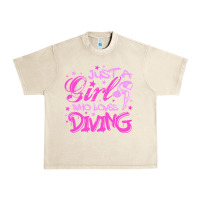 Sandshell funny springboard diving quote diver gift for love girl Urban Heavy Tee - lanVoArt