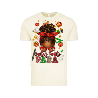Vintage Arctic santa's favorite para afro messy bun Vintage Tee - texasbilliewilder