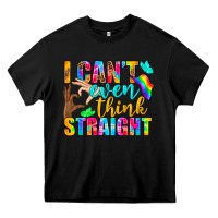 Black LGBTQ I Can't Even Think Straight Heavy Core Tee - BundleAndBundleShop