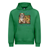 Emerald life is better with a english bulldog Urban Hoodie - BarkalooDesign