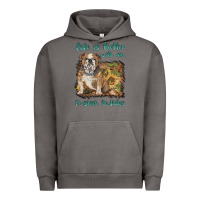 Pigment Tornado life is better with a english bulldog Urban Hoodie - BarkalooDesign