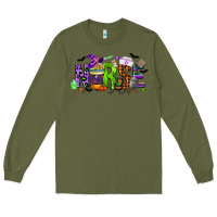 Army Green nurse coffee cup halloween Long Sleeve Tee - CowGirlArtShop