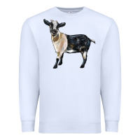 White Tennessee Fainting Goat Premium Sweatshirt - LillyAllenDesigns