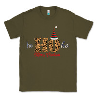 Army Green Ho Ho Ho Merry Christmas Classic Tee - Bettercallsaul