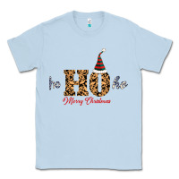 Dusty Blue Ho Ho Ho Merry Christmas Classic Tee - Bettercallsaul
