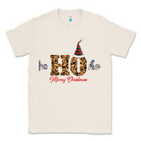Natural Ho Ho Ho Merry Christmas Classic Tee - Bettercallsaul