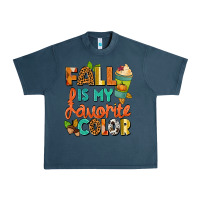 Midnight Navy Fall is my favorite color Urban Heavy Tee - NancyCooperArtShop