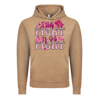 Vintage Coffee Her fight is our fight Cancer Awareness Vintage Hoodie - HowdyJamesFarm