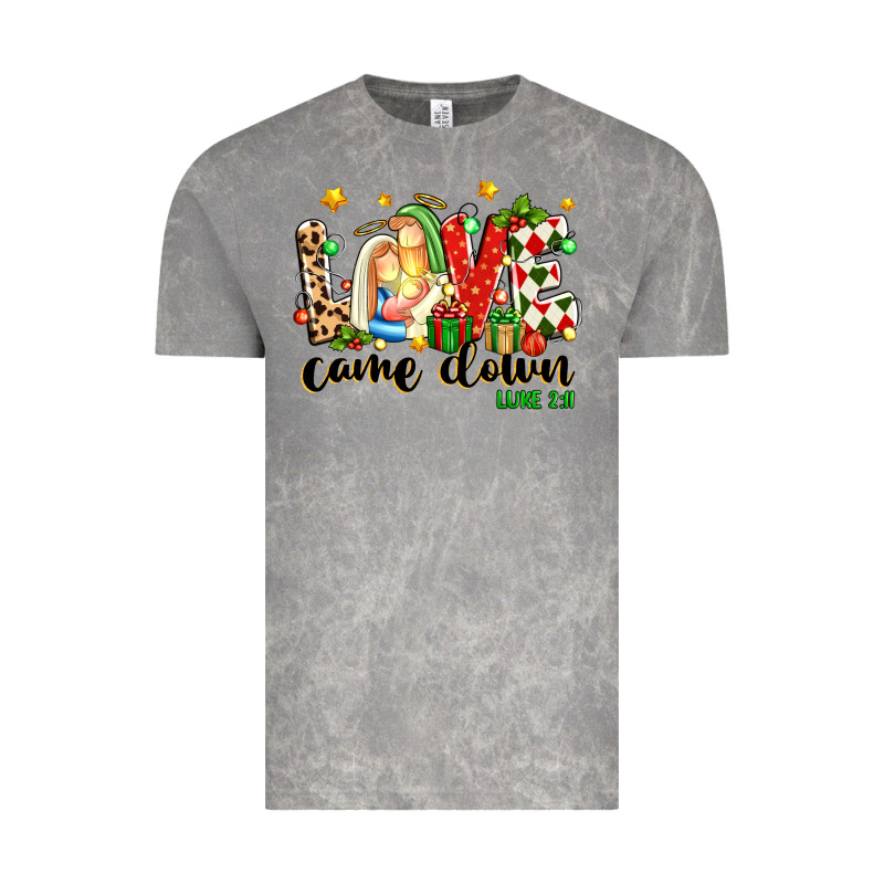 Love Came Down Luke 2 11 Vintage Tee by texasbilliewilder | Teevron