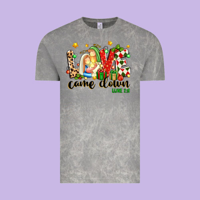 Love Came Down Luke 2 11 Vintage Tee Designed By Texasbilliewilder