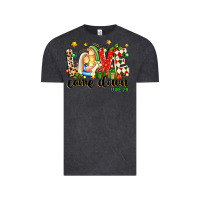 Vintage Black love came down luke 2 11 Vintage Tee - texasbilliewilder