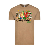 Vintage Coffee love came down luke 2 11 Vintage Tee - texasbilliewilder