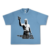 Pebble Blue techno viking Urban Heavy Tee - lanVoArt