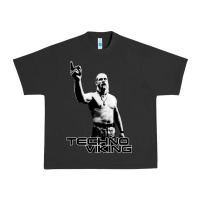Pigment Black techno viking Urban Heavy Tee - lanVoArt