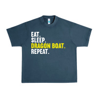Midnight Navy Dragon Boat-Kdkal Urban Heavy Tee - lanVoArt