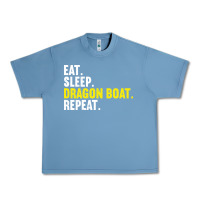 Pebble Blue Dragon Boat-Kdkal Urban Heavy Tee - lanVoArt