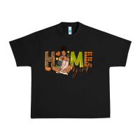 Home Girl Fall Afro Girl Urban Heavy Tee | Teevron