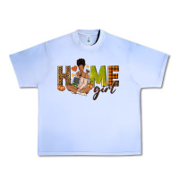 Grape Ice Home girl Fall afro girl Urban Heavy Tee - NancyCooperArtShop