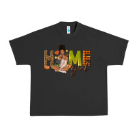 Pigment Black Home girl Fall afro girl Urban Heavy Tee - NancyCooperArtShop